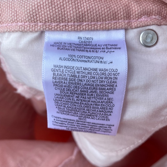 BCBGeneration - Woman’s blush pink wide leg cropped mid rise jeans, Siz… - Picture 6 of 7